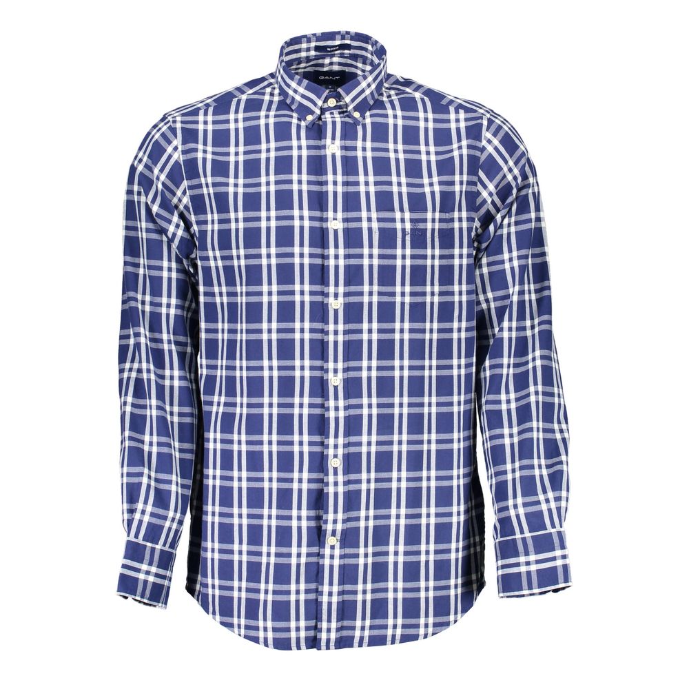 Gant Blue Cotton Shirt for Men